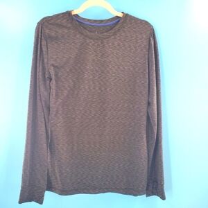 Cuddl Duds large heathered charcoal top